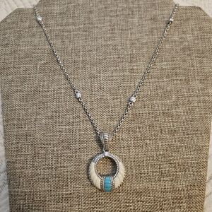 Judith Ripka Necklace And Pendant RARE